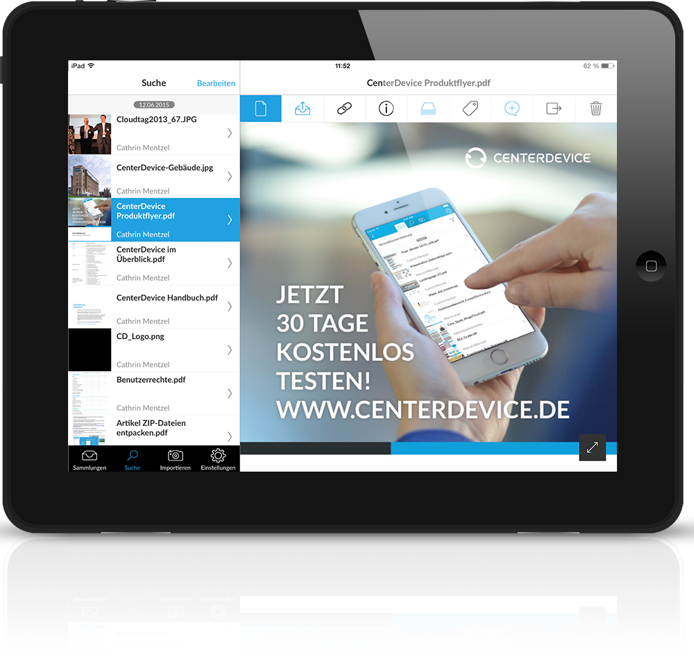 CenterDevice document management system