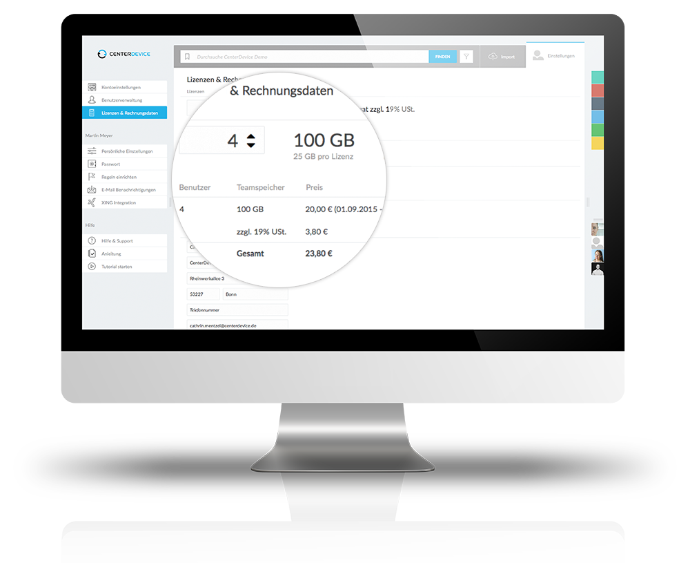 Die Dokumentencloud für Ihr Business